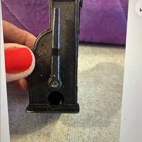 Die Cast Pencil Sharpener Miniature Metal Golden Eagle Machine Vintage - Picture 11 of 11